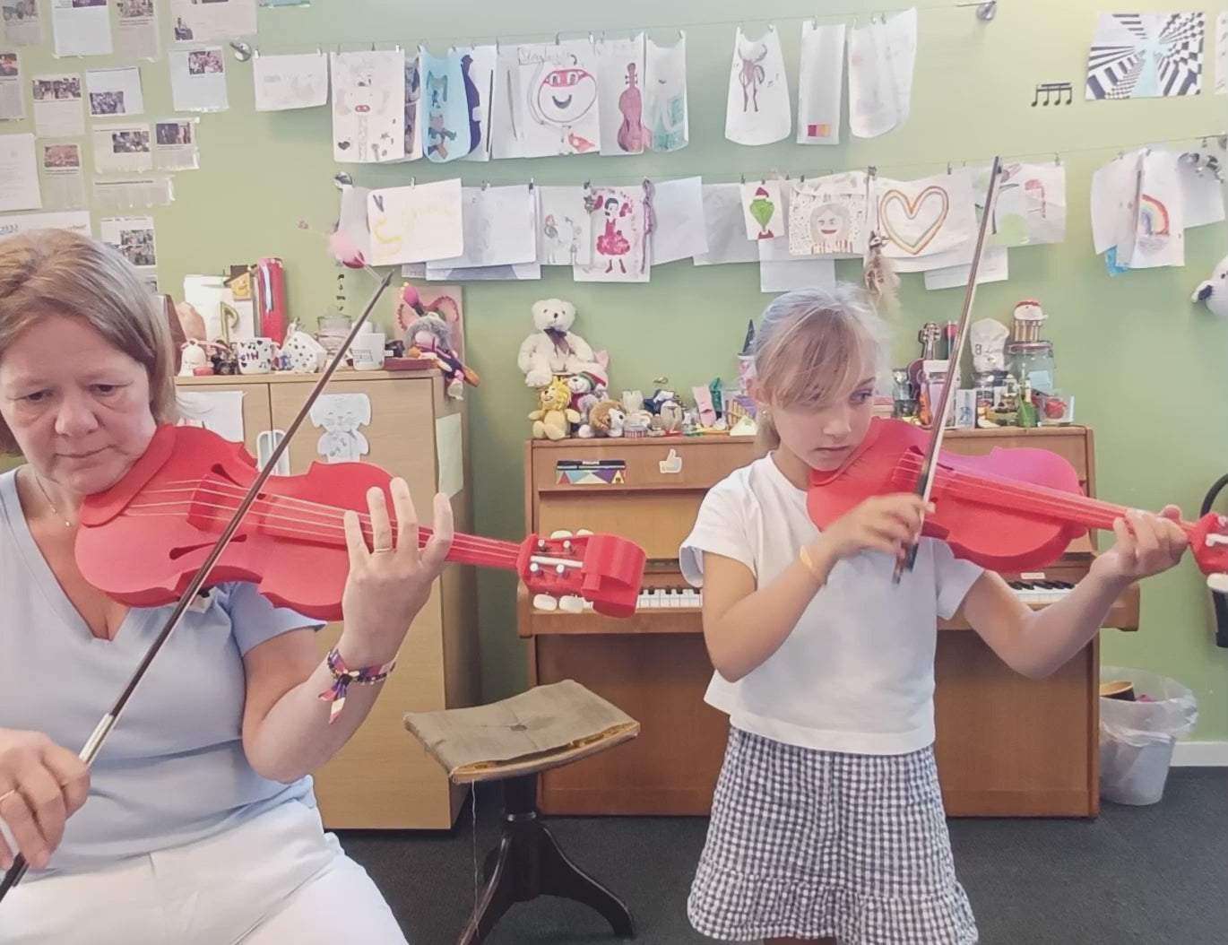 hele viool rood krul vioolfabriek